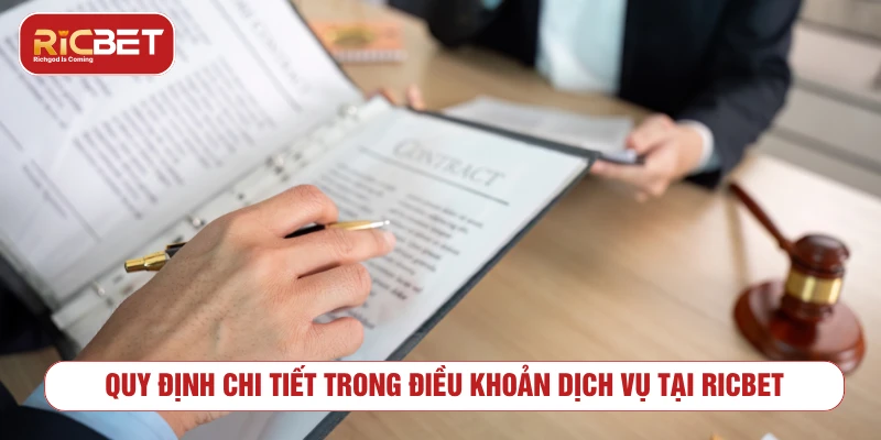 Điều Khoản Dịch Vụ RICBET - Quy Định Sử Dụng Nền Tảng Quy định về tài khoản và giao dịch trong điều khoản dịch vụ RICBET